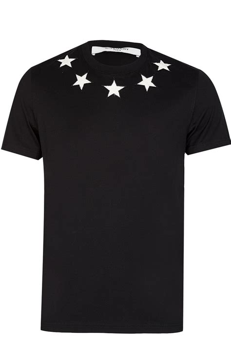 givenchy star shirt mens|givenchy graphic crewneck t shirt.